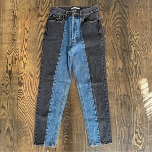 PacSun Black and Blue Denim Jeans